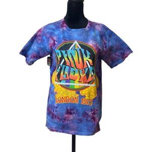 Hand dyed by me- Pink Floyd t-shirt size S.  Tie dye rescue piece!